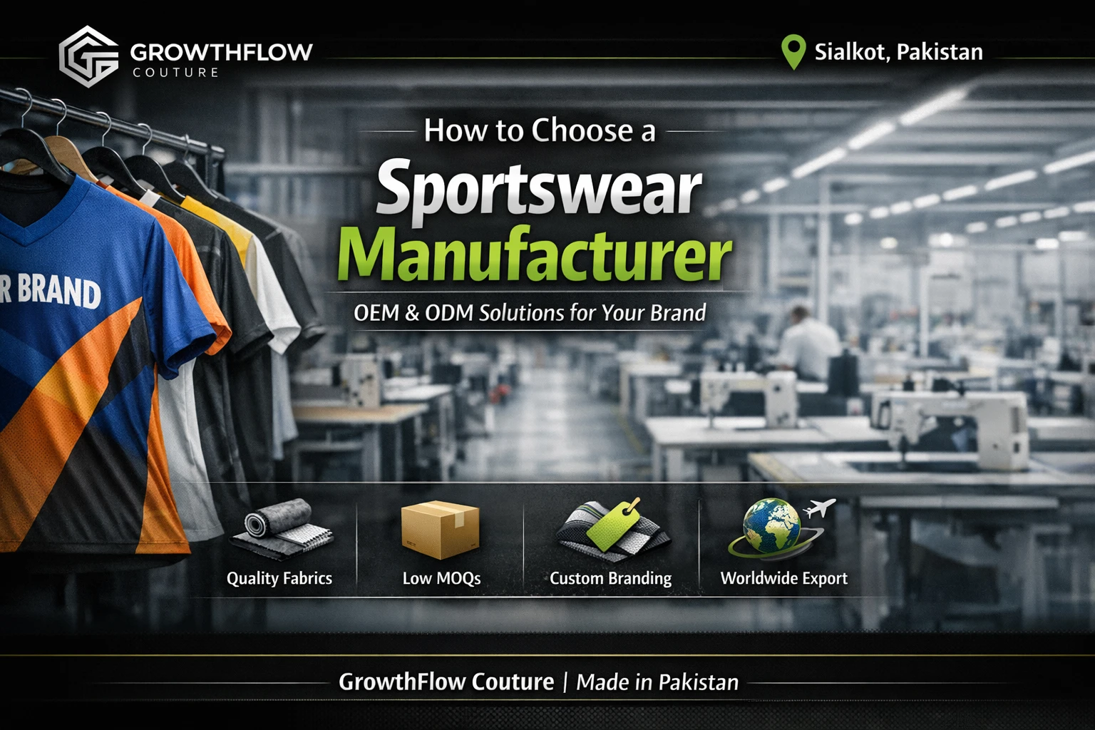 Choose a sportswear manufacturer
